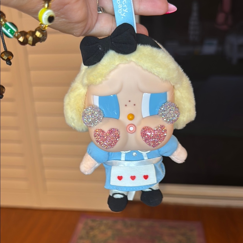 Pop Mart crybaby she’s Alice swavorski rhinestones tears and cheeks